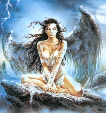 Winged Music Goddess