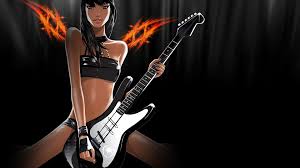 Rock guitar is a male dominated music field