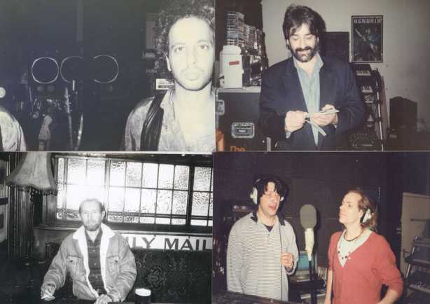 Mizarolli with George Georgiou, John the Joiner, Tony Ciniglio and Kevin Brooks
